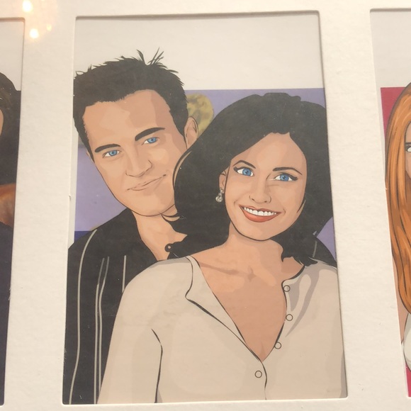 Original art prints by Toronto artist Torres of Friends cast - Picture 3 of 5